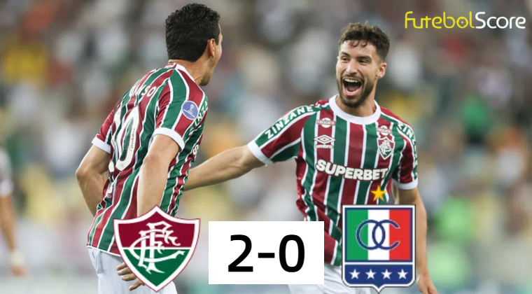 Fluminense cumpre sua missão, derrota o Once Caldas e garante vaga nas oitavas da Sul-Americana